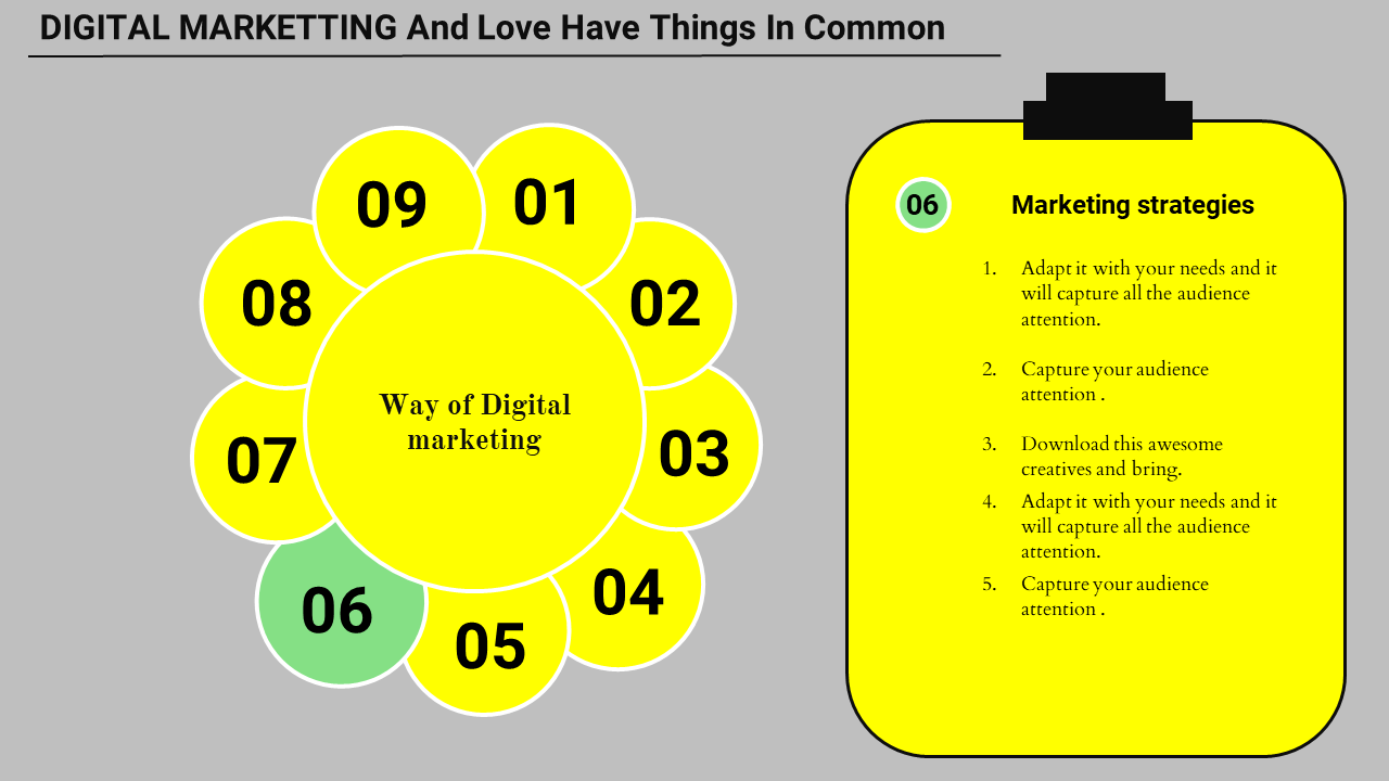 digital marketing plan powerpoint template-common-things-9-yellow